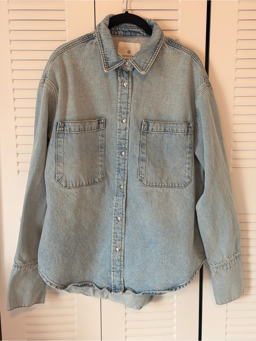 ANINE BING Dante Denim Shirt - Picture 6 of 11